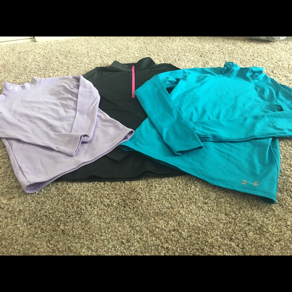 Under Armour Girls Long Sleeve Bundle - Youth Med